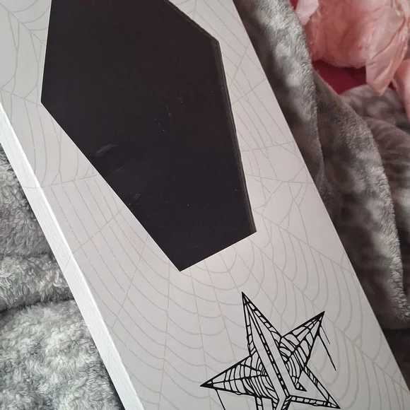 Black Velvet Coffin Mirror - Picture 3 of 3